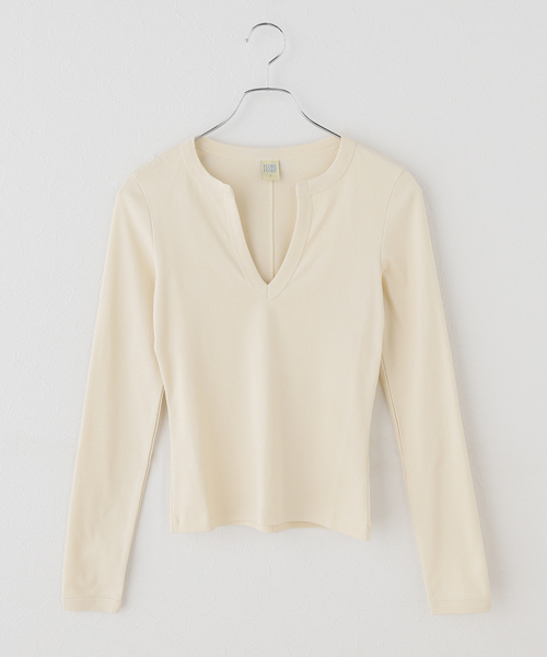 IENA（イエナ）の「FLORE FLORE/フローレフローレ IMAN LONGSLEEVE カットソー  IMA-LS（Tシャツ/カットソー・レディース・レッド/ブラウン/アイボリー・FREE）」の22枚目の写真