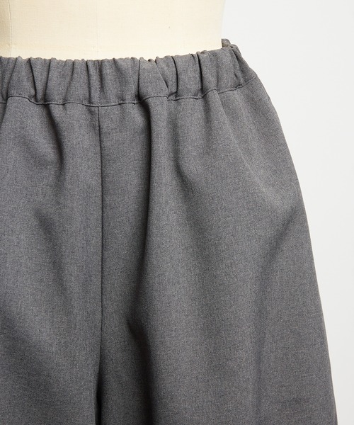 gomme（ゴム）の「タックツイルパンツ（その他パンツ・レディース・ブラック/チャコールグレー・MEDIUM）」の15枚目の写真
