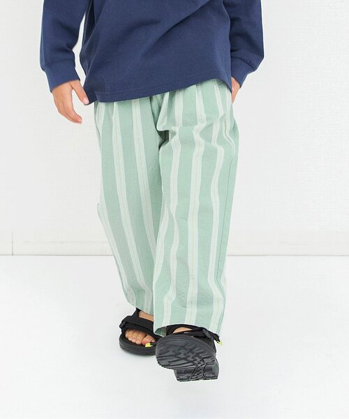 BREEZE(ブリーズ)の「サッカーストライプパンツ(その他パンツ・キッズ・グリーン/ピンク/ブルー・80/90/100/120/140/110)」の2枚目の写真