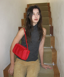 RINZ（リンズ）の「バジルバッグ-ナイロンレッド（ショルダーバッグ）」