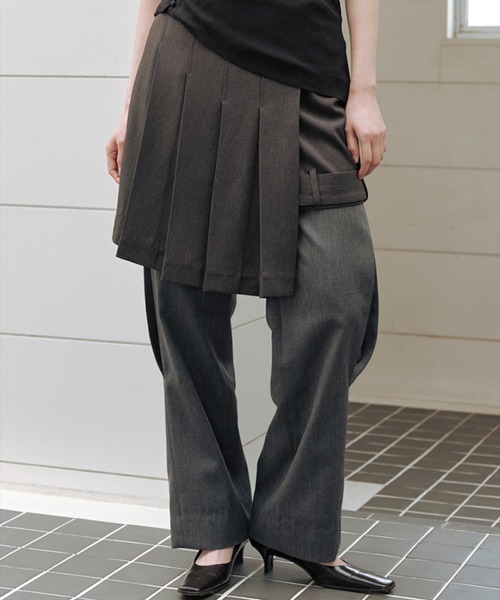 セール】【TELOPLAN】26SS新作 Kerim Wrap Skirt / ケリムラップ