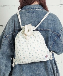 "04"≪JEMORGAN≫ワッフル 花柄 ナップサック