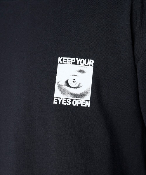 FLASH PACKER(フラッシュパッカー)の「FLASH PACKER フラッシュパッカー / リラックスシルエット Dry Silky Cotton ロングスリーブ 眼差しプリント Tシャツ ロンT // XLT-EYES(Tシャツ/カットソー・メンズ・ホワイト/ブラック/グレー・SMALL/MEDIUM/LARGE/X-LARGE)」の9枚目の写真