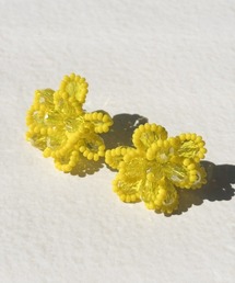 lit.Cy（リットシー）の「3Dフラワー ビーズピアス（ピアス（両耳用））」