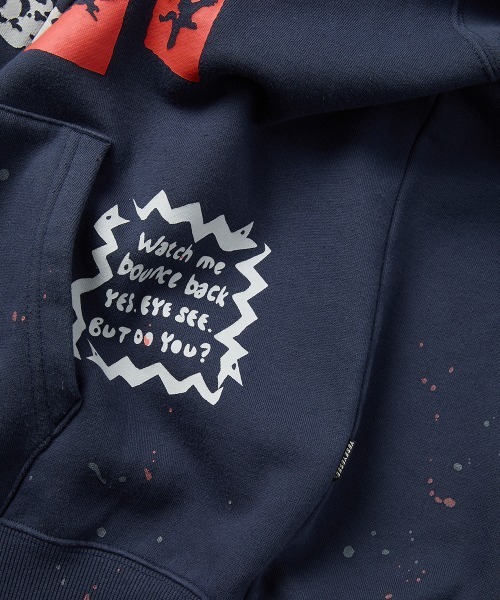 YESEYESEE(イエスアイシー)の「Scanned Zip-up Hoodie(パーカー・メンズ・ダークブラウン/ブルー系その他・M/S/XL/L)」の19枚目の写真