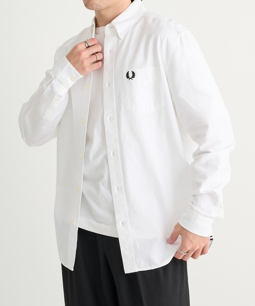 FRED PERRY(フレッドペリー)の「【FRED PERRY】OXFORD SHIRT M5516/オックスフォードシャツ(シャツ/ブラウス・メンズ・サックスブルー/ホワイト・M/S/XL/L)」の1枚目の写真