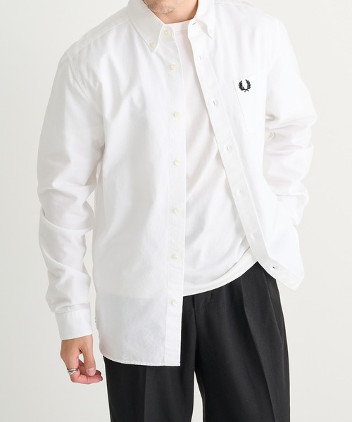 FRED PERRY(フレッドペリー)の「【FRED PERRY】OXFORD SHIRT M5516/オックスフォードシャツ(シャツ/ブラウス・メンズ・サックスブルー/ホワイト・M/S/XL/L)」の3枚目の写真