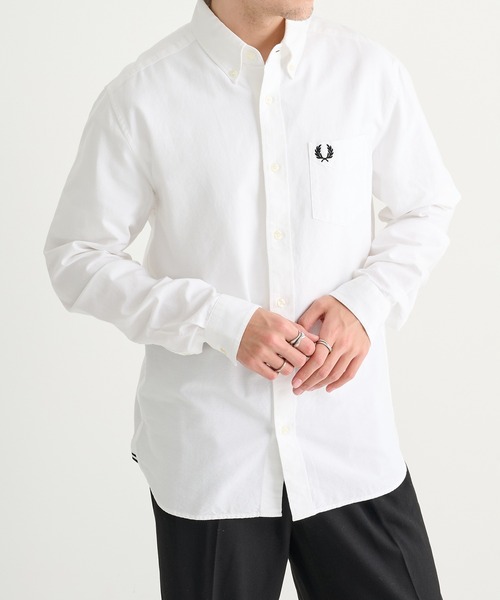 FRED PERRY(フレッドペリー)の「【FRED PERRY】OXFORD SHIRT M5516/オックスフォードシャツ(シャツ/ブラウス・メンズ・サックスブルー/ホワイト・M/S/XL/L)」の5枚目の写真