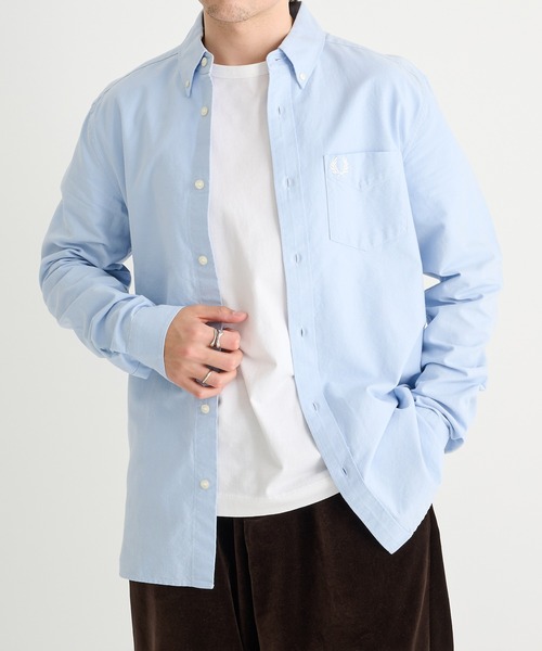 FRED PERRY(フレッドペリー)の「【FRED PERRY】OXFORD SHIRT M5516/オックスフォードシャツ(シャツ/ブラウス・メンズ・サックスブルー/ホワイト・M/S/XL/L)」の17枚目の写真