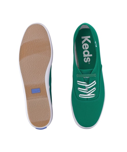Keds(ケッズ)の「Keds ケッズ チャンピオン キャンバス グリーン(スニーカー・レディース・グリーン・23.0cm/24.0cm/24.5cm/25.0cm/22.5cm/23.5cm)」の5枚目の写真