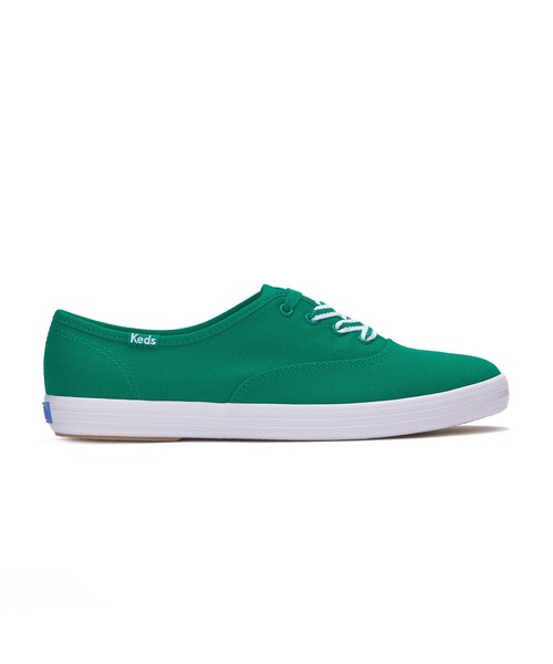 Keds(ケッズ)の「Keds ケッズ チャンピオン キャンバス グリーン(スニーカー・レディース・グリーン・23.0cm/24.0cm/24.5cm/25.0cm/22.5cm/23.5cm)」の2枚目の写真