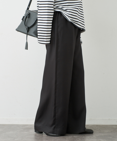 Deuxieme Classe（ドゥーズィエムクラス）の「*Si/R イージーパンツ（その他パンツ・レディース・アイボリー/ブラック・36/34/38）」の17枚目の写真