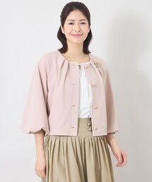 ノーカラージャケット（ピンク/桃色系）ファッション通販 - ZOZOTOWN