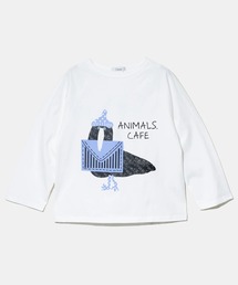 Colork（カラック）の「COLORK/カラック　ANIMALS CAFE ロンTEE（Tシャツ/カットソー）」