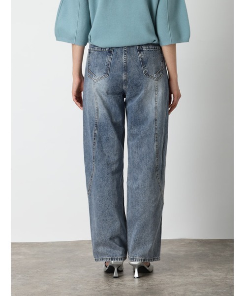 fifth（フィフス）の「フロントデザインデニム（デニムパンツ・レディース・ブルー・M）」の19枚目の写真