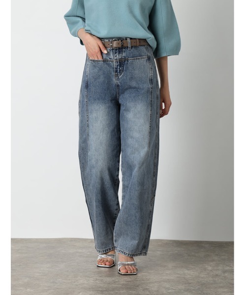 fifth（フィフス）の「フロントデザインデニム（デニムパンツ・レディース・ブルー・M）」の15枚目の写真