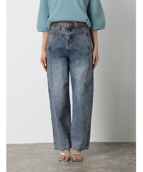 fifth（フィフス）の「フロントデザインデニム（デニムパンツ・レディース・ブルー・M）」の16枚目の写真