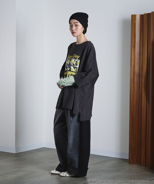 GOOD ROCK SPEED(グッドロックスピード)の「【ROSE BUD別注】(GOOD ROCK SPEED)GREENDAY TSHIRT(Tシャツ/カットソー・レディース・ブラック・ONE SIZE)」の6枚目の写真