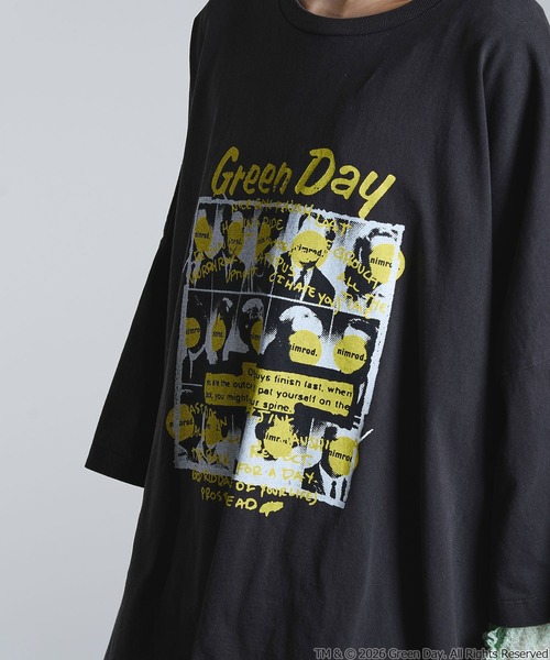GOOD ROCK SPEED(グッドロックスピード)の「【ROSE BUD別注】(GOOD ROCK SPEED)GREENDAY TSHIRT(Tシャツ/カットソー・レディース・ブラック・ONE SIZE)」の11枚目の写真