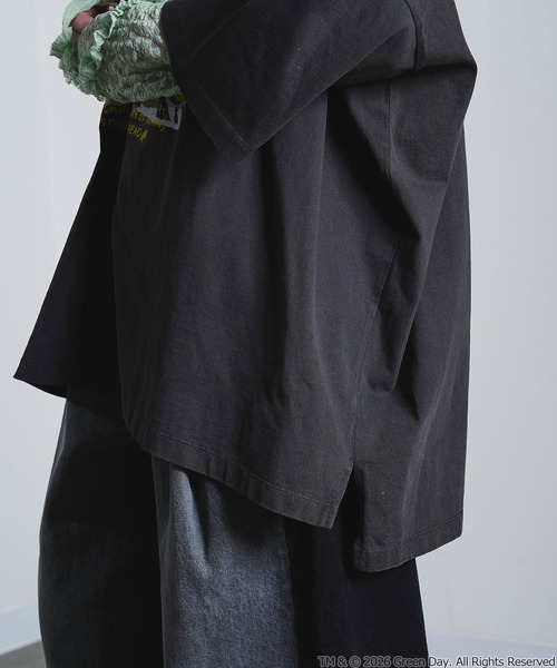 GOOD ROCK SPEED(グッドロックスピード)の「【ROSE BUD別注】(GOOD ROCK SPEED)GREENDAY TSHIRT(Tシャツ/カットソー・レディース・ブラック・ONE SIZE)」の13枚目の写真