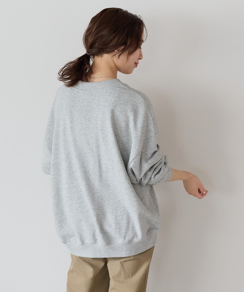 HEART MARKET(ハートマーケット)の「ふんわり裾ギャザー裏毛カーディガン(カーディガン/ボレロ・レディース・ブラック/レッド/ナチュラル/グレー・FREE)」の9枚目の写真