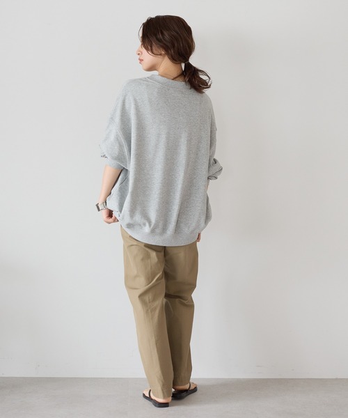 HEART MARKET(ハートマーケット)の「ふんわり裾ギャザー裏毛カーディガン(カーディガン/ボレロ・レディース・ブラック/レッド/ナチュラル/グレー・FREE)」の16枚目の写真