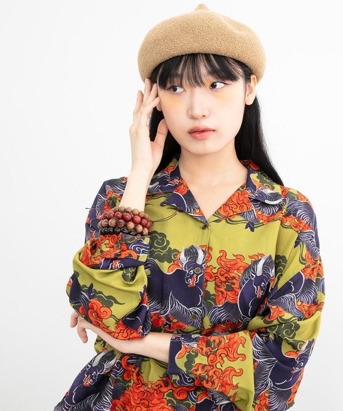 チャイハネ（チャイハネ）の「【チャイハネ】ツリーオブライフ ブラックMEN'Sブレスレット細（ブレスレット・メンズ・ブラック・FREE）」の2枚目の写真