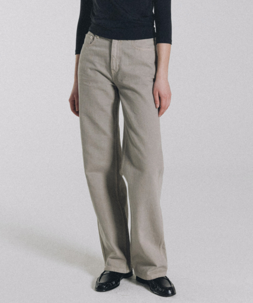 ANDNEEDS(アンドニーズ)の「Kanto dyed pants (beige)(その他パンツ・レディース・その他・SMALL/MEDIUM/LARGE)」の1枚目の写真