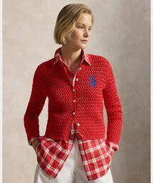 POLO RALPH LAUREN（ポロ ラルフ ローレン）の「Big Pony クロシェイド コットン カーディガン（カーディガン/ボレロ）」