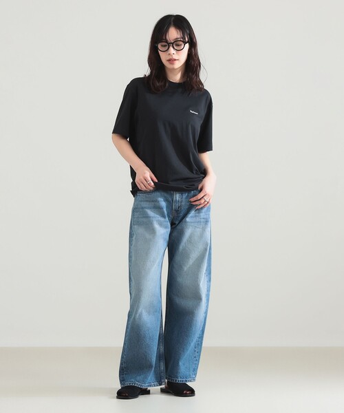Demi-Luxe BEAMS(デミルクス ビームス)の「Barbour / DALTON ロゴ Tシャツ(Tシャツ/カットソー・レディース・ホワイト/ネイビー/ブラック・34)」の9枚目の写真