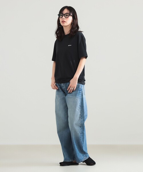 Demi-Luxe BEAMS(デミルクス ビームス)の「Barbour / DALTON ロゴ Tシャツ(Tシャツ/カットソー・レディース・ホワイト/ネイビー/ブラック・34)」の10枚目の写真