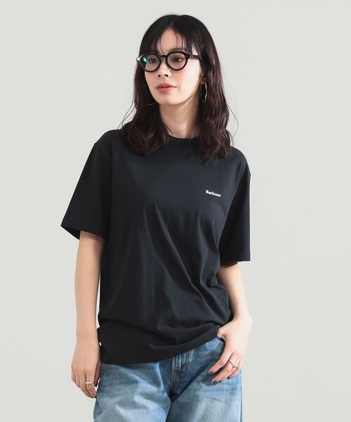 Demi-Luxe BEAMS(デミルクス ビームス)の「Barbour / DALTON ロゴ Tシャツ(Tシャツ/カットソー・レディース・ホワイト/ネイビー/ブラック・34)」の12枚目の写真