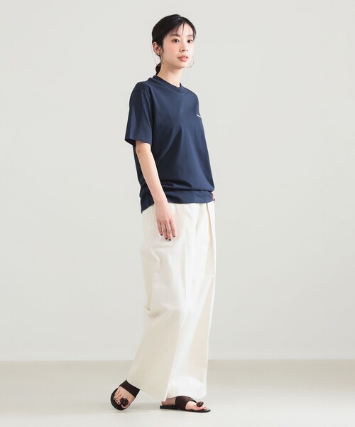 Demi-Luxe BEAMS(デミルクス ビームス)の「Barbour / DALTON ロゴ Tシャツ(Tシャツ/カットソー・レディース・ホワイト/ネイビー/ブラック・34)」の15枚目の写真