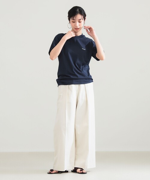 Demi-Luxe BEAMS(デミルクス ビームス)の「Barbour / DALTON ロゴ Tシャツ(Tシャツ/カットソー・レディース・ホワイト/ネイビー/ブラック・34)」の16枚目の写真
