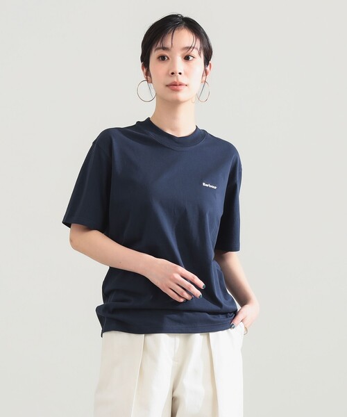 Demi-Luxe BEAMS(デミルクス ビームス)の「Barbour / DALTON ロゴ Tシャツ(Tシャツ/カットソー・レディース・ホワイト/ネイビー/ブラック・34)」の18枚目の写真