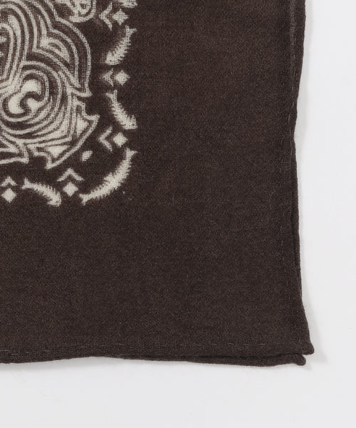 Deuxieme Classe（ドゥーズィエムクラス）の「【HIMALAYAN CASHMERE/ヒマラヤン カシミヤ】COMPANY CLASSIC BANDA（ストール/ショール・レディース・ブラウン/ブラック・FREE）」の9枚目の写真