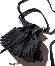 BAICYCLON by Bagjack（バイシクロン バイ バグジャック）の「BAICYCLON by Bagjack / バイシクロンバイバッグジャック TAPE FRINGE DRAWSTRING BAG (BCL-126)（ショルダーバッグ）」