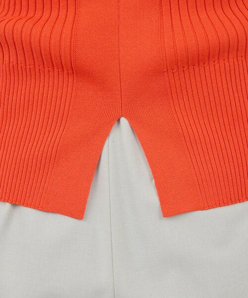 GALLARDAGALANTE(ガリャルダガランテ)の「ランダムリブニット(ニット/セーター・レディース・ブラック/オレンジ・FREE)」の18枚目の写真