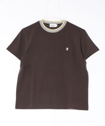 GYMPHLEX | Gymphlex | マルチカラーリブ クルーネックニットラインTシャツ(Tシャツ/カットソー)