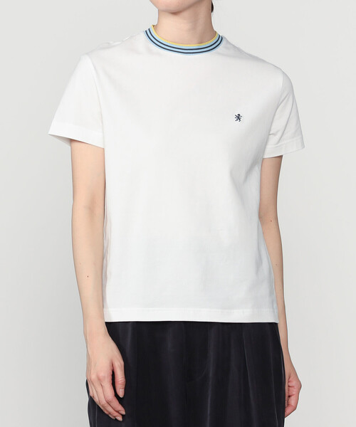 GYMPHLEX(ジムフレックス)の「Gymphlex | クルーネック ラインTシャツ WOMEN(Tシャツ/カットソー・レディース・ブラウン系その他/ブルー系その他5/ベージュ系その他/ホワイト系その他/グリーン系その他・12/14)」の2枚目の写真