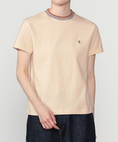 GYMPHLEX(ジムフレックス)の「Gymphlex | クルーネック ラインTシャツ WOMEN(Tシャツ/カットソー・レディース・ブラウン系その他/ブルー系その他5/ベージュ系その他/ホワイト系その他/グリーン系その他・12/14)」の4枚目の写真