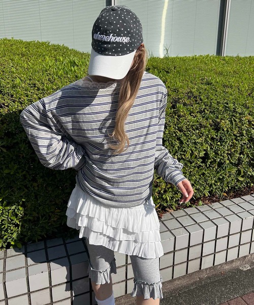 WC（ダブル シー）の「スターパターンキャップ（キャップ・レディース・ピンク/ホワイト・FREE）」の7枚目の写真
