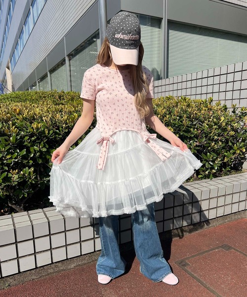 WC（ダブル シー）の「スターパターンキャップ（キャップ・レディース・ピンク/ホワイト・FREE）」の20枚目の写真