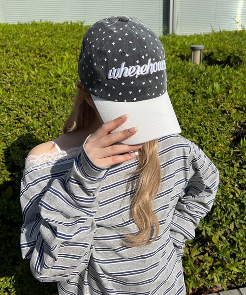 WC（ダブル シー）の「スターパターンキャップ（キャップ・レディース・ピンク/ホワイト・FREE）」の9枚目の写真