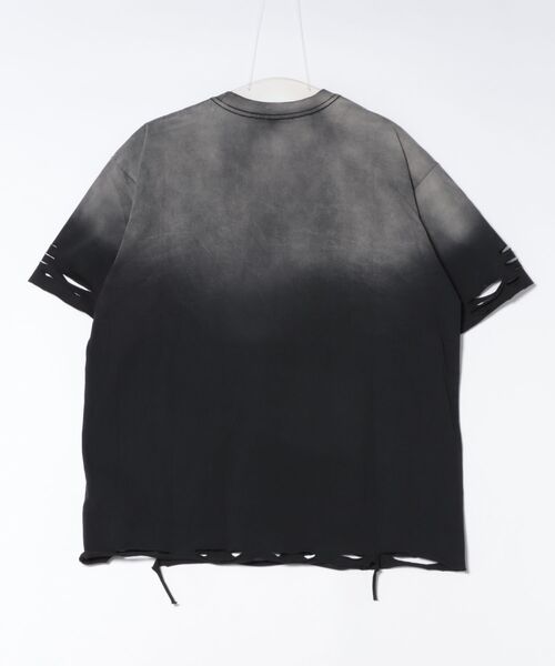 LAND MUSEUM(ランドミュージアム)の「LAND MUSEUM/グラデダメージTシャツ(Tシャツ/カットソー・メンズ・チャコール・LARGE/MEDIUM)」の18枚目の写真
