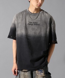 LAND MUSEUM | LAND MUSEUM／グラデダメージTシャツ(Tシャツ/カットソー)