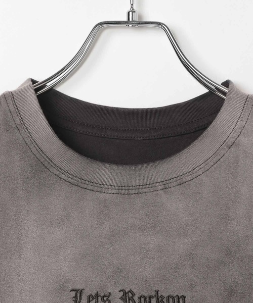 LAND MUSEUM(ランドミュージアム)の「LAND MUSEUM/グラデダメージTシャツ(Tシャツ/カットソー・メンズ・チャコール・LARGE/MEDIUM)」の12枚目の写真