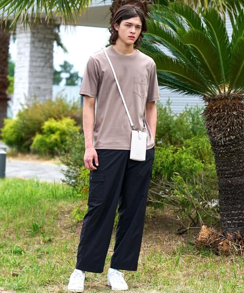 DRESSTERIOR(ドレステリア)の「【接触冷感/抗菌防臭/消臭】ICE CLEAR COTTON ポケットTシャツ(Tシャツ/カットソー・メンズ・ホワイト/ブラウン系その他/ブラック/ネイビー/ダークグレー/ピンク・90/94/92/91)」の21枚目の写真