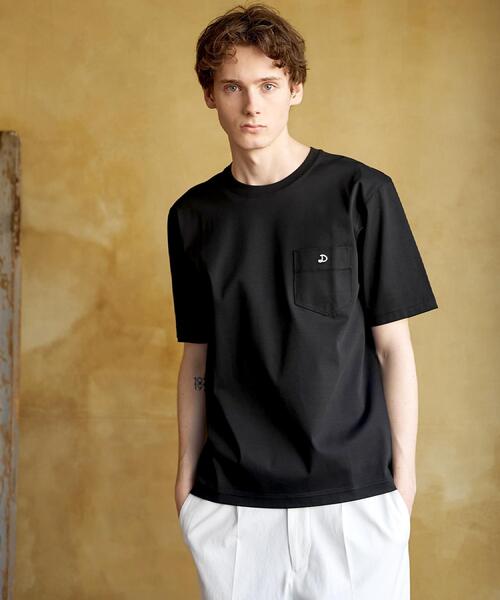 DRESSTERIOR(ドレステリア)の「【接触冷感/抗菌防臭/消臭】ICE CLEAR COTTON ポケットTシャツ(Tシャツ/カットソー・メンズ・ホワイト/ブラウン系その他/ブラック/ネイビー/ダークグレー/ピンク・90/94/92/91)」の12枚目の写真