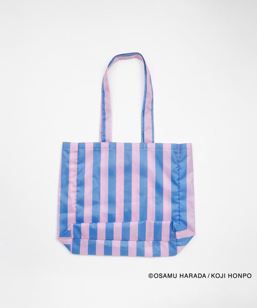BIRTHDAY BAR（バースデイバー）の「OSAMU STRIPE ショッピングトートバッグ（トートバッグ・レディース・グリーン/ブルー/ピンク・0）」の11枚目の写真